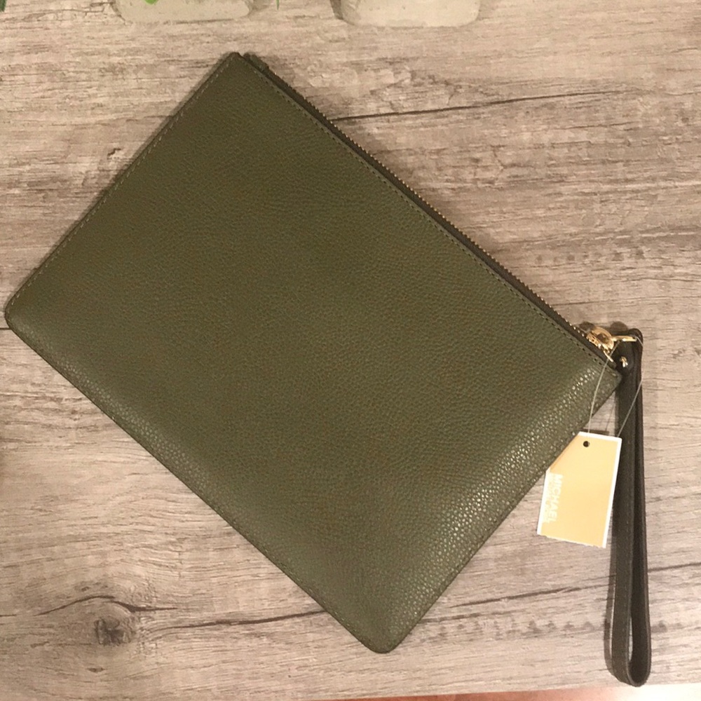 Michael Kors Leather Clutch - Picture 3 of 5